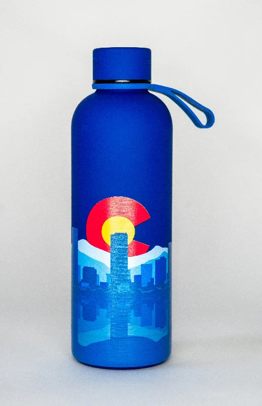 Lowest Price Double Walled Colorado Skyline Stainless Steel Water Bottle
