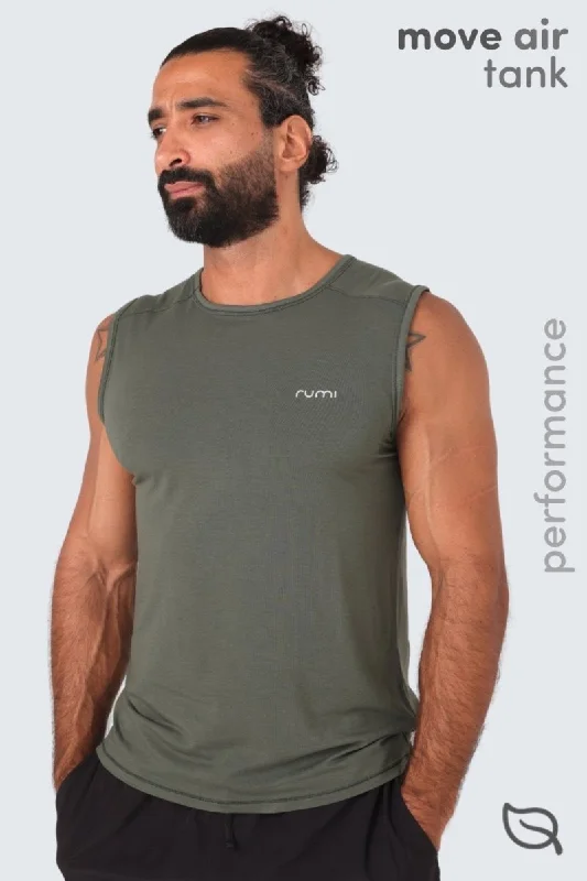 Exclusive Online Offer MU Move Tank -  Olive Deep