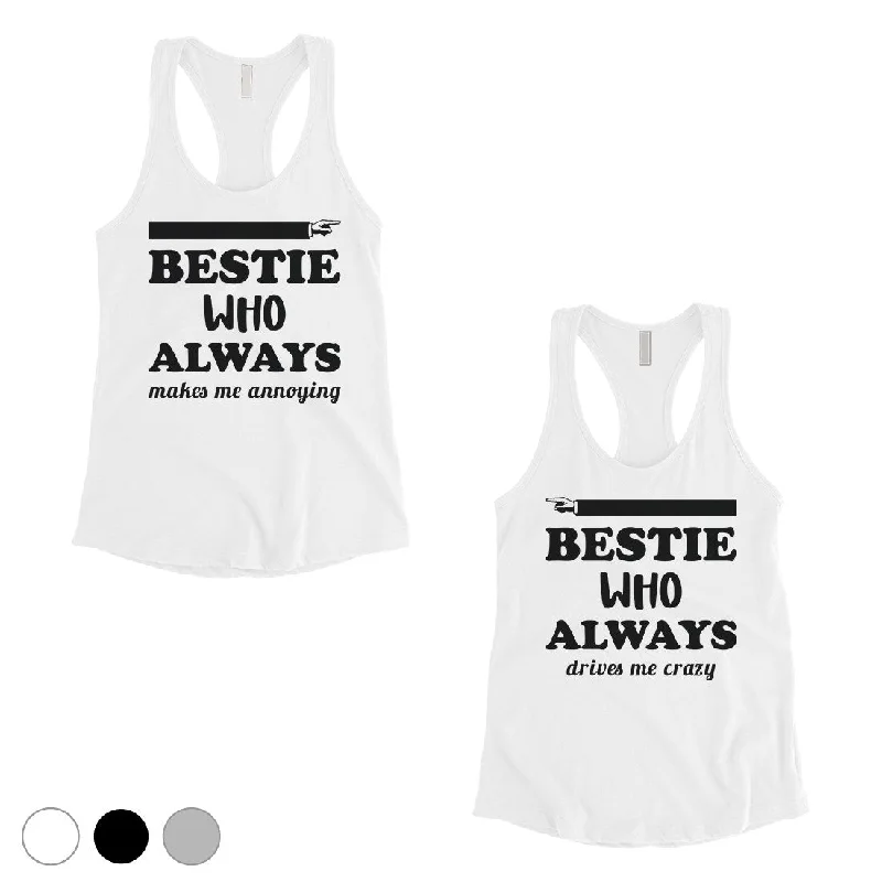 Reduced Prices Bestie Always Womens BFF Matching Tank Tops Cute Best Friend Gifts