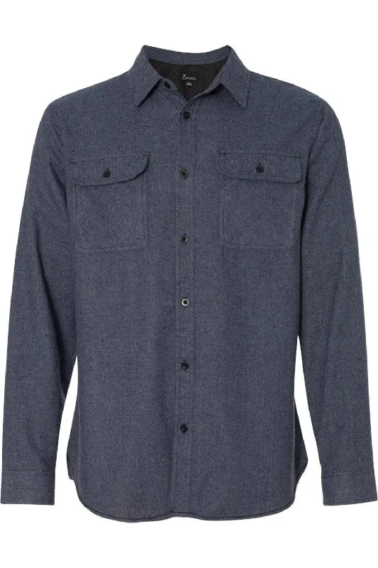 Take Advantage Burnside Solid Long Sleeve Flannel Shirt