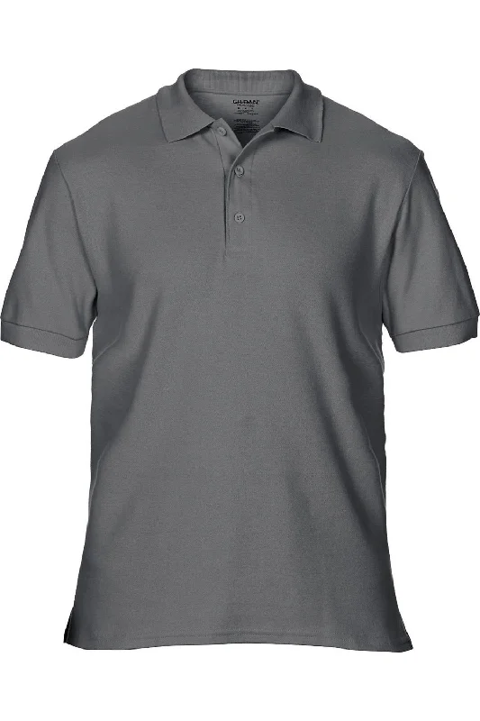 Price Buster Gildan Mens Premium Cotton Sport Double Pique Polo Shirt