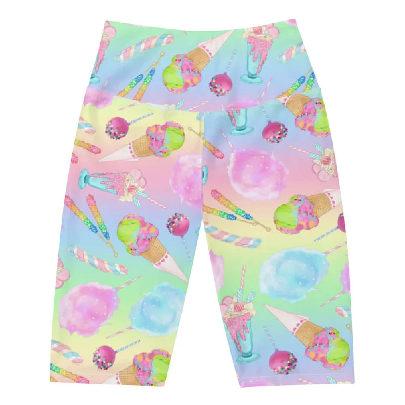 Clearance Sale Rainbow Candy Biker Shorts