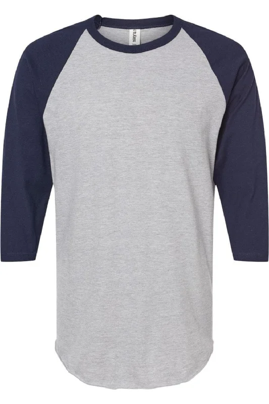 heather grey/ navy