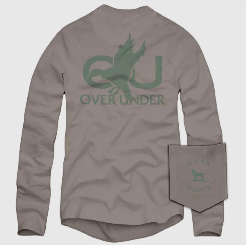 Price Reduction Unisex Ou Mallard Long Sleeve T-Shirt In Driftwood