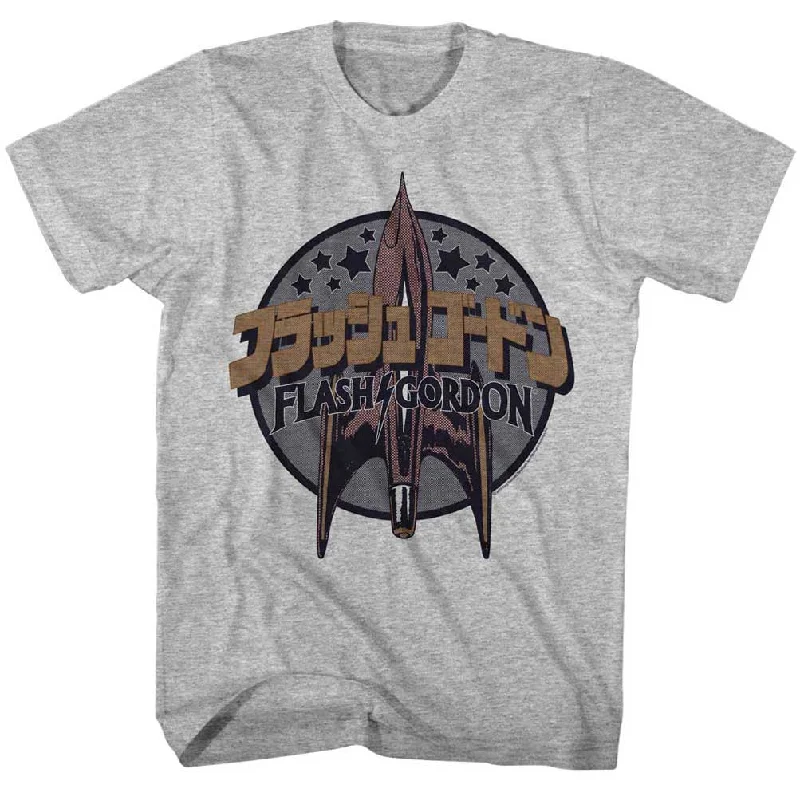 Weekend Deal Flash Gordon T-Shirt Japanese Grey Heather Tee