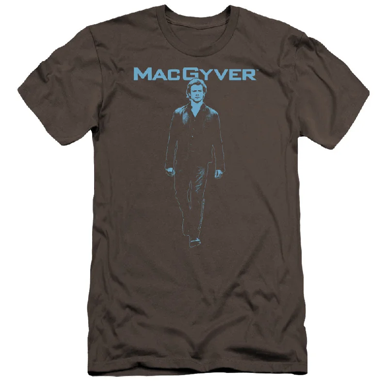 Closeout MacGyver Premium Canvas T-Shirt Sketch Charcoal Tee