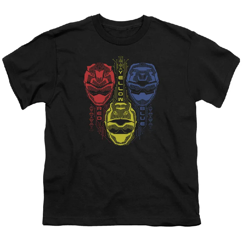 New Arrival Power Rangers Kids T-Shirt Red Yellow Blue Black Tee