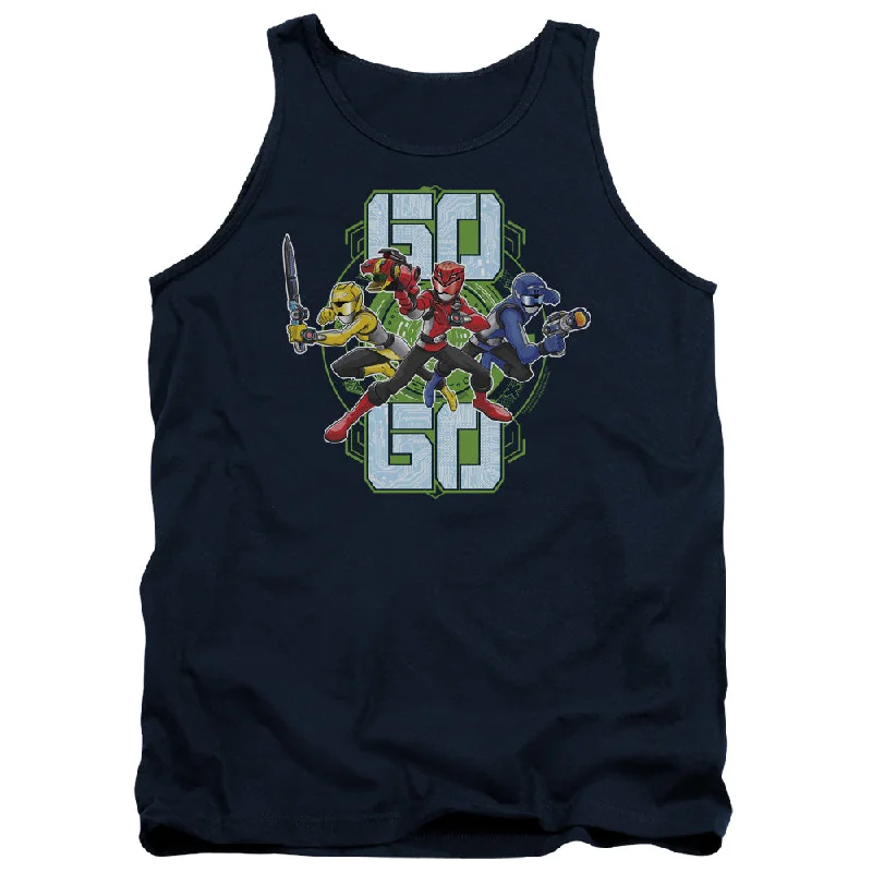 Deal Frenzy Power Rangers Tanktop Go Go Navy Tank
