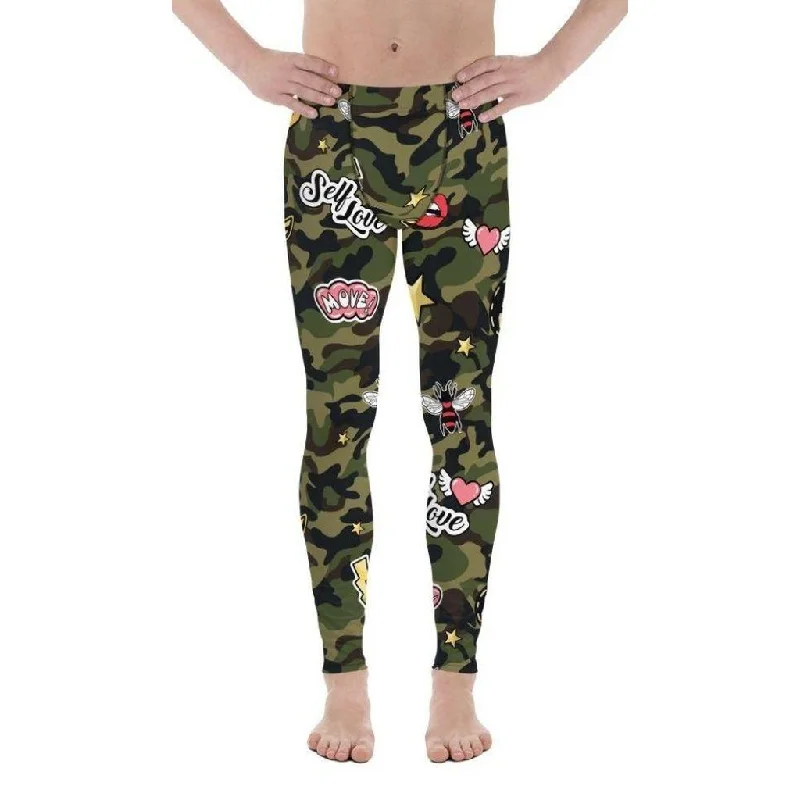 Bargain Prices Camo Patch Men's Leggings