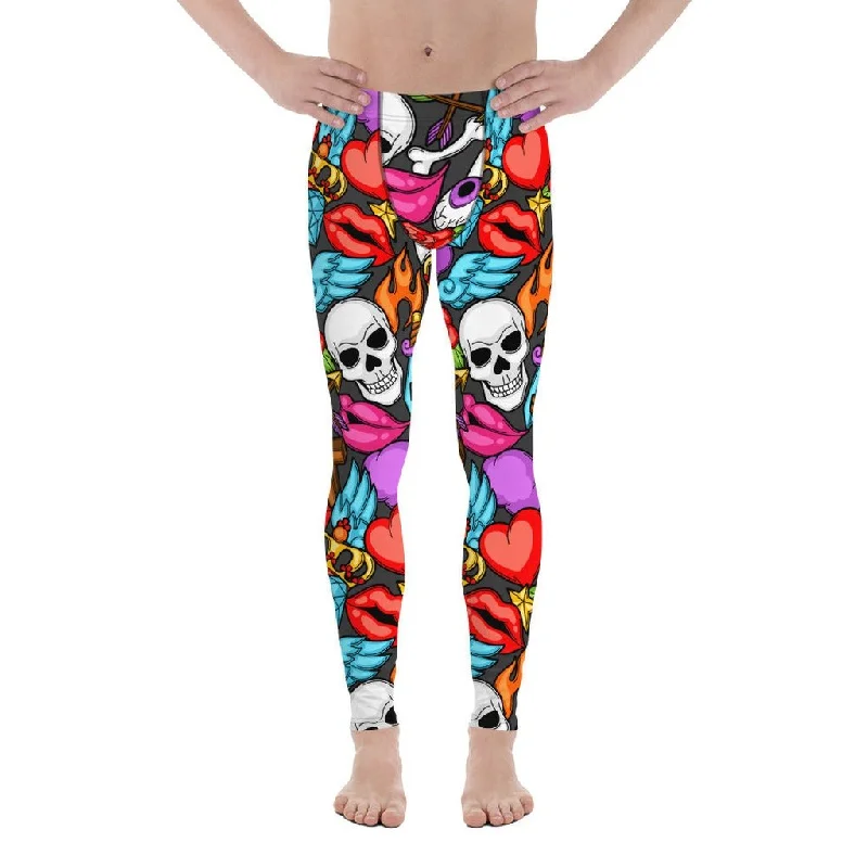 Extra Savings Skulls Men's Leggings