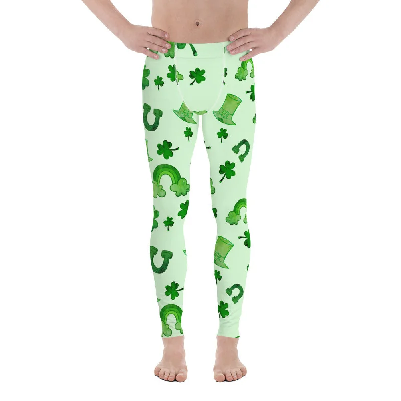 Exclusive Preview Watercolor St. Patrick's Day Men's Leggings